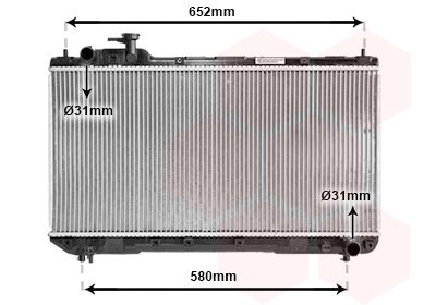 VAN WEZEL Radiaator,mootorijahutus 53002297